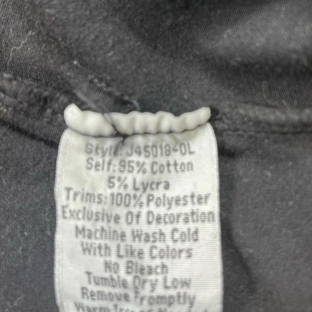 Johnny Was Black Hoodie with Pink Floral Design - Picture 3 of 13